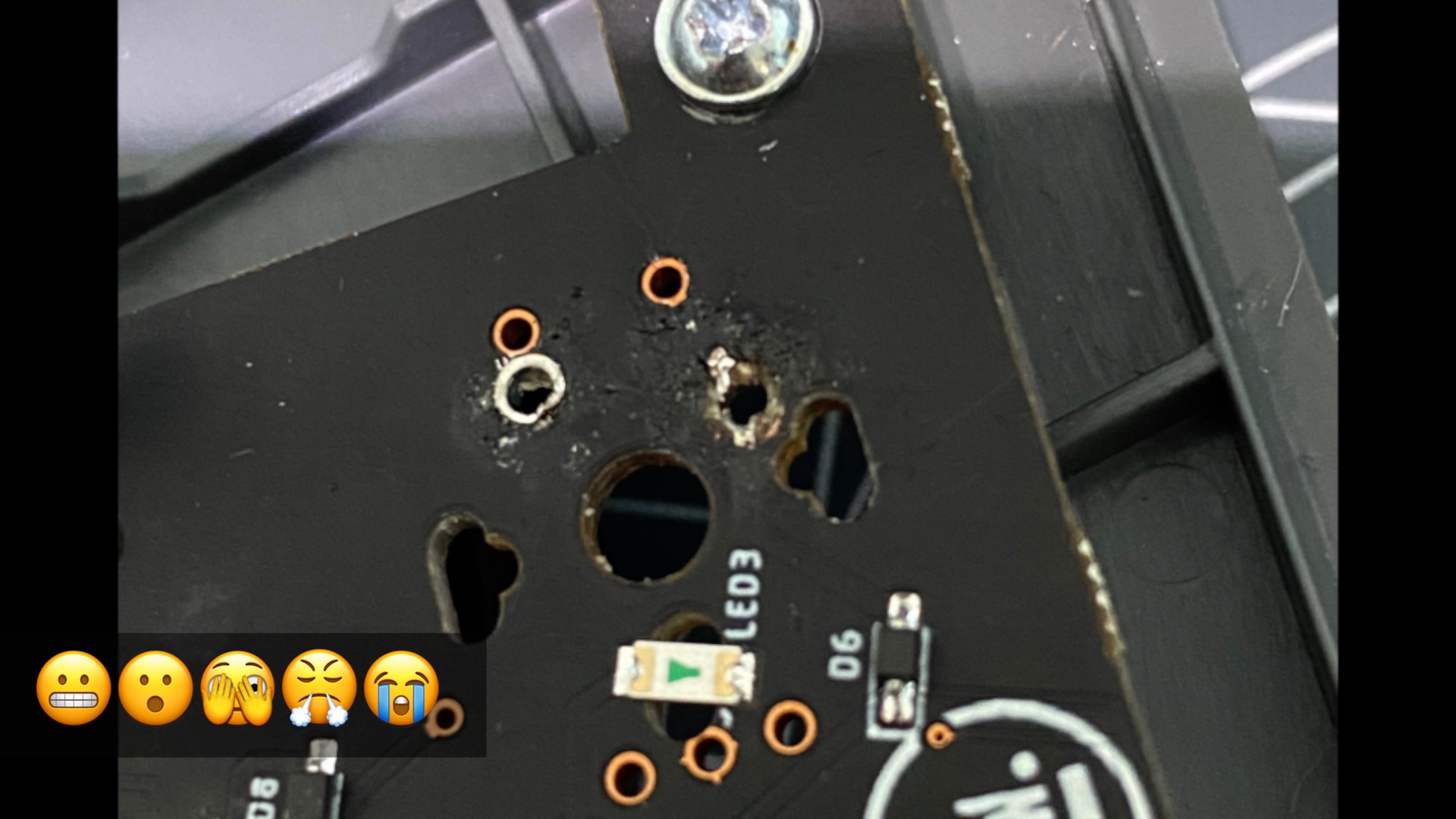 PCB damage