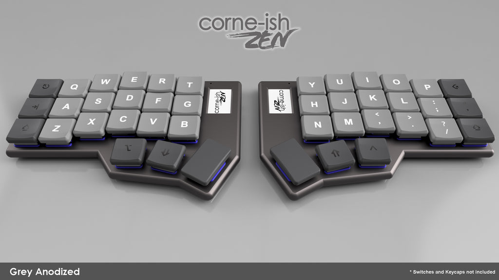 promo of the Cornish Zen keyboard on a desk