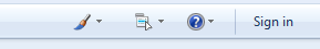 show toolbar in Windows Live Mail click this and choose 'show menu bar'